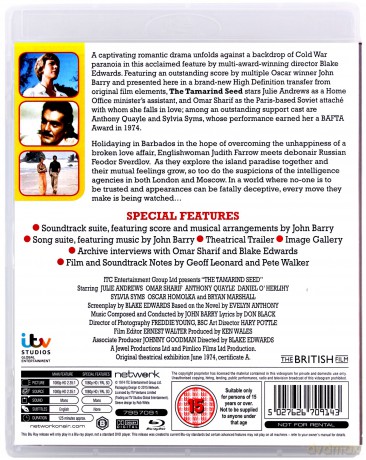 The Tamarind Seed (Nasienie tamaryndowca) [Blu-Ray]