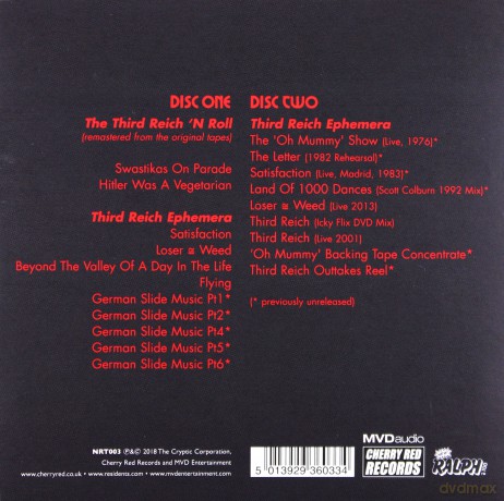 Residents: The Third Reich N Roll: 2CD Preserved Edition [2CD]