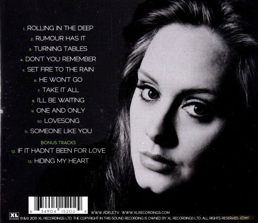 Adele: 21 (Limited Edition) [CD]