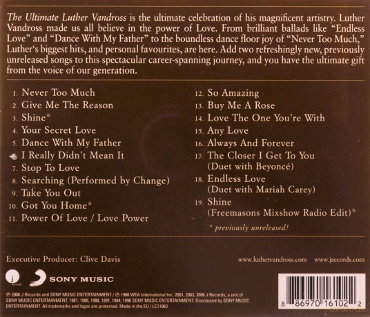 Luther Vandross: The Ultimate [CD]