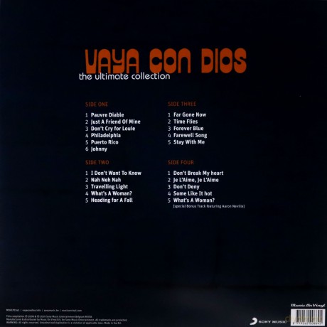 Vaya Con Dios: The Ultimate Collection (Transparent) [2xWinyl]