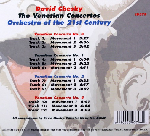 David Chesky: The Venetian Concertos [CD]