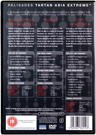 The Vengeance Trilogy Boxset [DVD]