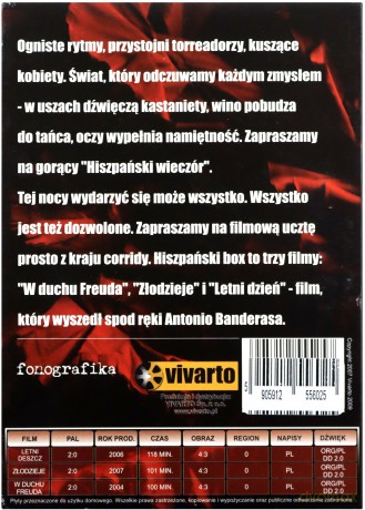 Hiszpański wieczór: Nieświadomi / Letni Deszcz / Złodzieje [BOX] [3DVD]