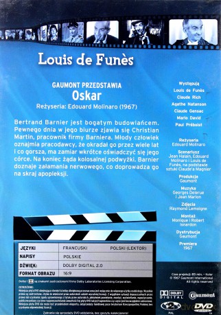 Kolekcja Filmowa 17: Oskar [DVD]