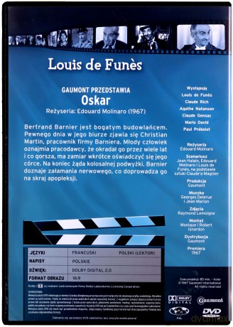Kolekcja Filmowa 17: Oskar [DVD]