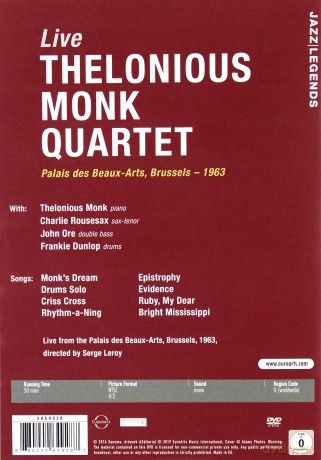 Thelonious Monk: Thelonious Monk Quartet [DVD]