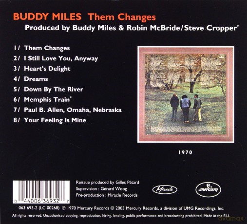 Buddy Miles: Them Changes [CD]