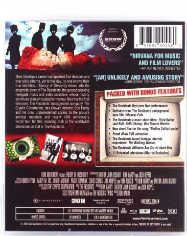 Residents: Theory of Obscurity [Blu-Ray]