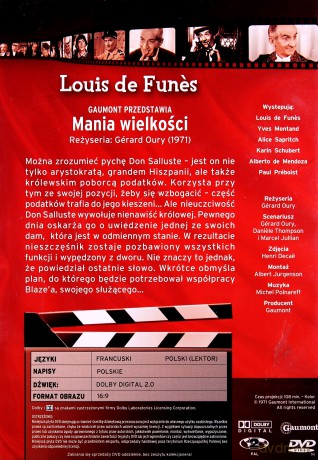 Kolekcja Filmowa 07: Mania wielkości [DVD]