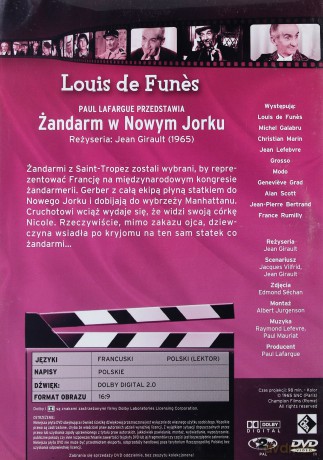 Kolekcja Filmowa 06: Żandarm w Nowym Jorku [DVD]