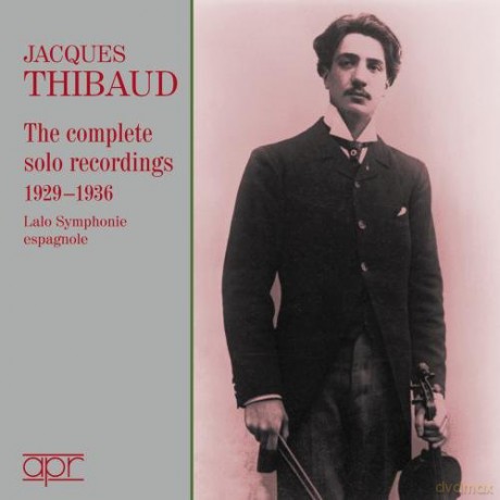 Jacques Thibaud: Thibaudsolo Recordings 192936 [CD]