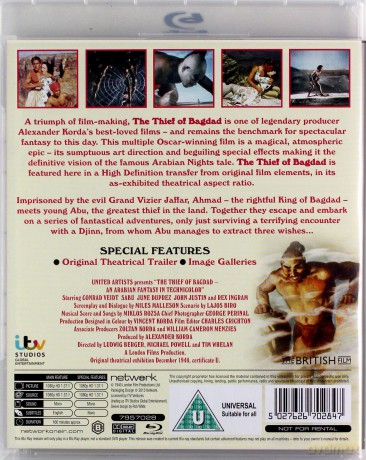 Thief Of Bagdad (Złodziej z Bagdadu) [Blu-Ray]
