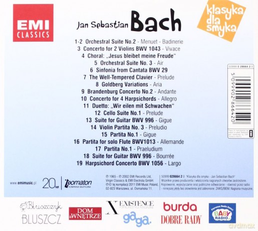 Klasyka Dla Smyka: Bach (digipack) [CD]