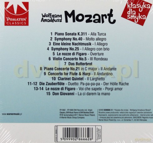 Klasyka Dla Smyka: Mozart (digipack) [CD]