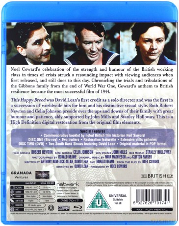 This Happy Breed (Ta szczęśliwa rasa) [Blu-Ray]+[DVD]