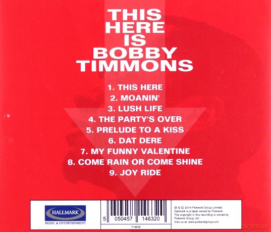 Bobby Timmons: This Here Is Bobby Timmons [CD]
