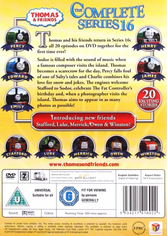 Thomas & Friends The Complete Season 16 [DVD]