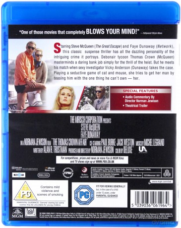 Thomas Crown Affair (Sprawa Thomasa Crowna) [Blu-Ray]