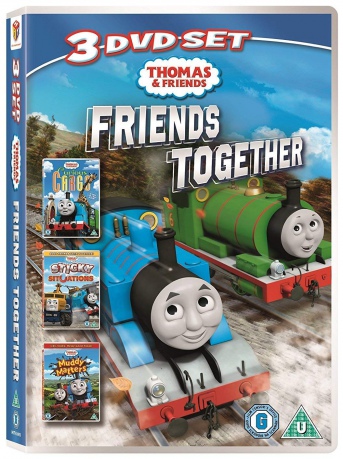Thomas Friends Friends Together Triple Curious Cargosticky Situationsmuddy Matters [3xDVD]