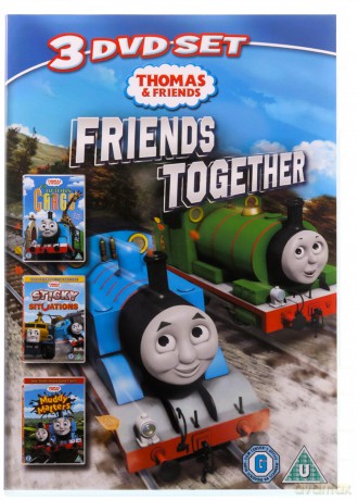 Thomas Friends Friends Together Triple Curious Cargosticky Situationsmuddy Matters [3xDVD]