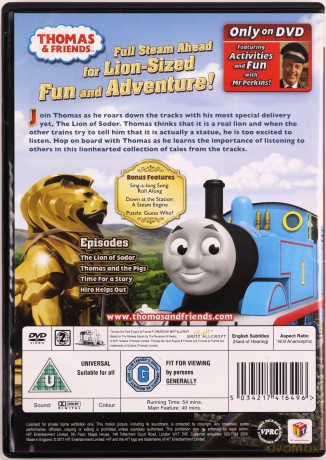 Thomas Friends Lion Of Sodor [DVD]