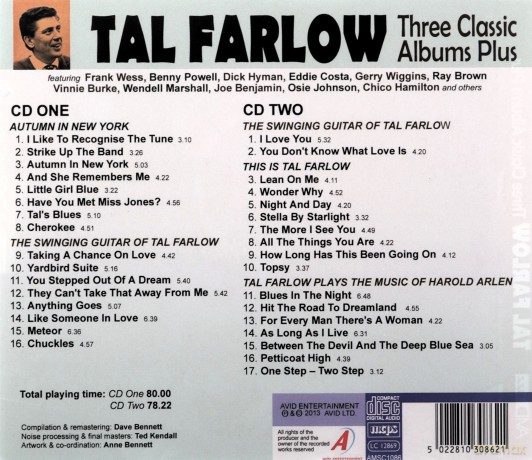 Tal Farlow: Three Classic Albums [2CD]