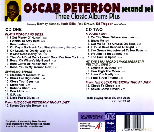 Oscar Peterson: Three Classic Albums Plus [2CD]