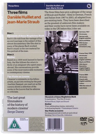 Three Films By Jeanmarie Straub And Daniele Huillet [2DVD]