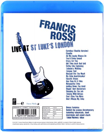 Francis Rossi: Live at St.Luke's London [Blu-Ray]