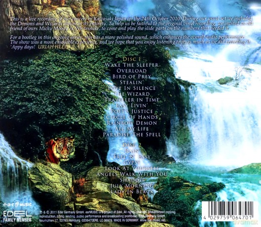 Uriah Heep: Official Bootleg Vol.3 Live in Kawasaki Japan 2010 [2CD]