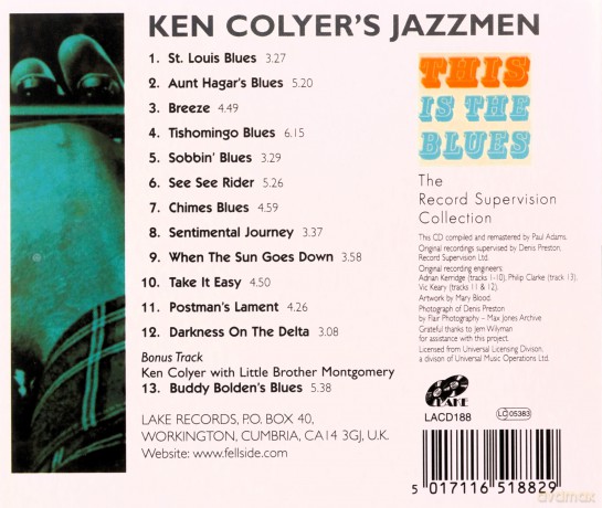 Ken Colyers Jazzmen: Time For The Blues [CD]