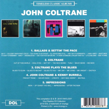 John Coltrane: Timeless Classic Albums-Impressions [5CD]