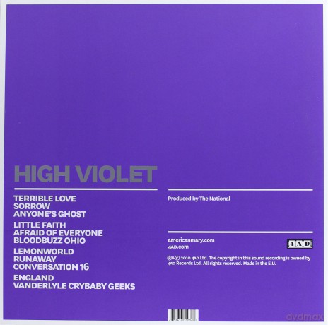 The National: High Violet (Ltd Edition-Violet) [2xWinyl]