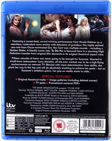 To Die For (Za wszelką cenę) [Blu-Ray]