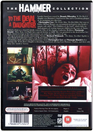 To The Devil A Daughter [DVD]