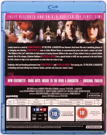 To The Devil A Daughter (Córka dla diabła) [Blu-Ray]+[DVD]