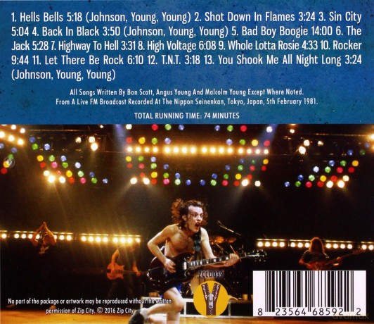 AC/DC: Tokyo 1981 [CD]