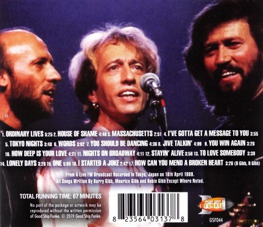 Bee Gees: Tokyo 1989 [CD]