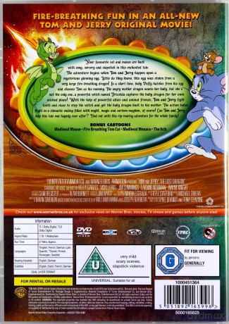 Tom Jerry The Lost Dragon [DVD]