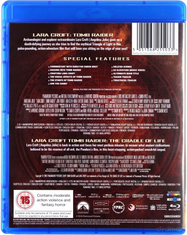 Tomb Raider / Tomb Raider: The Cradle of Life [2xBlu-Ray]