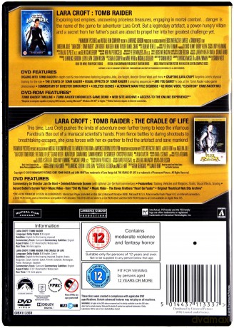 Lara Croft - Tomb Raider: 2-Movie Collection [2DVD]