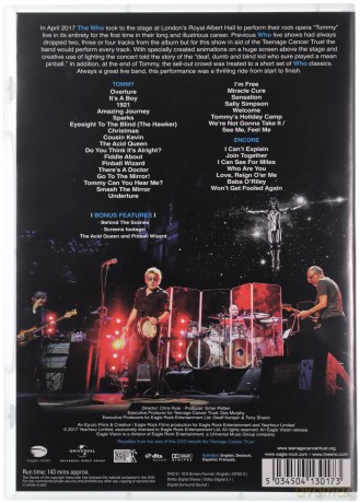 The Who: Tommy Live At The Royal Albert Hall [DVD]