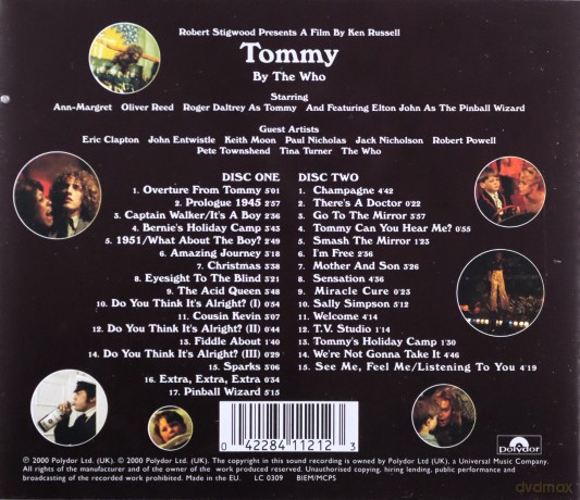 Tommy soundtrack (Who) [2CD]