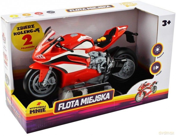 DUMEL Flota Miejska- Motocykl Sportowy Czerwony