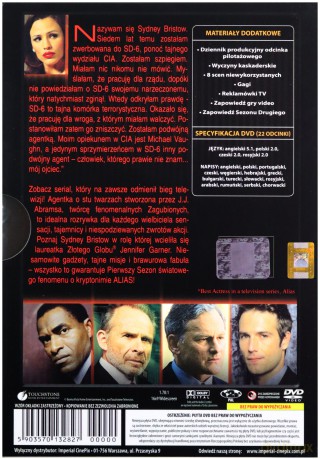 ALIAS - Agentka o stu twarzach Sezon 1 [6DVD]