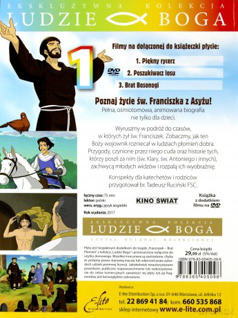Święty Franciszek. Brat Płomień, część 1 (Ludzie Boga) (booklet) [DVD]