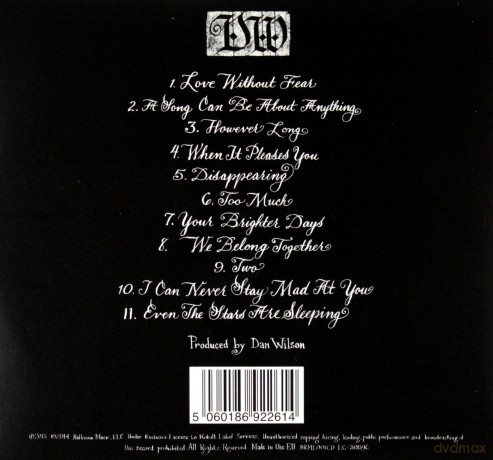 Dan Wilson: Love Without Fear [CD]