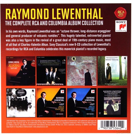 Raymond Lewenthal: Raymond Lewenthal - The Complete RCA and Columbia Album Collection [8CD]
