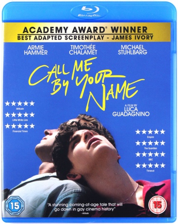 Call Me By Your Name (Tamte dni, tamte noce) [Blu-Ray]